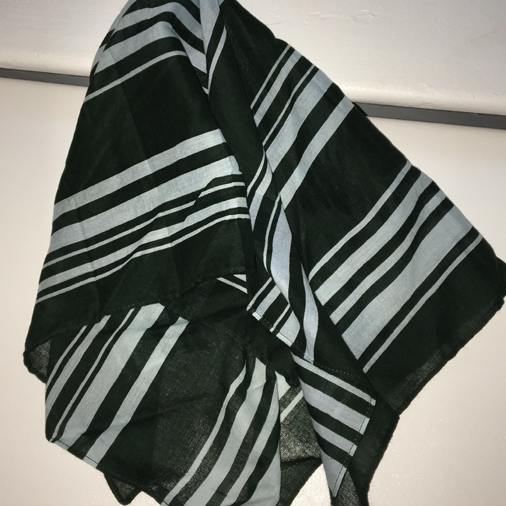 J Crew Striped Square Scarf